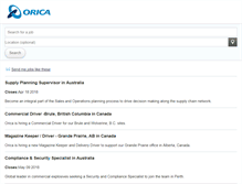 Tablet Screenshot of careers.orica.com